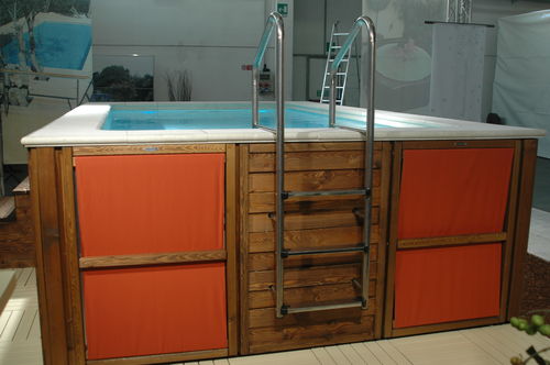 Piscine en kit complet - DOLCE VITA - LAGHETTO - d'extérieur / hors-sol / en bois