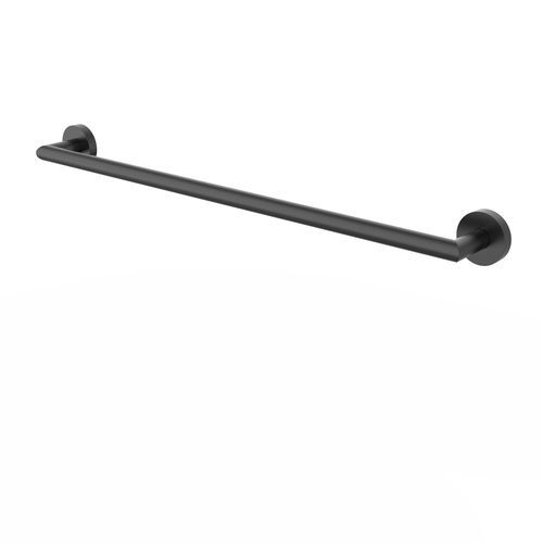 Porte-serviettes 1 barre - 5486836 - ERLAU - mural / en acier inox / noir