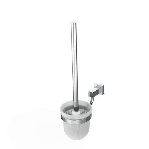 Brosse de toilettes en acier inox - 5488085 - ERLAU - en verre / murale