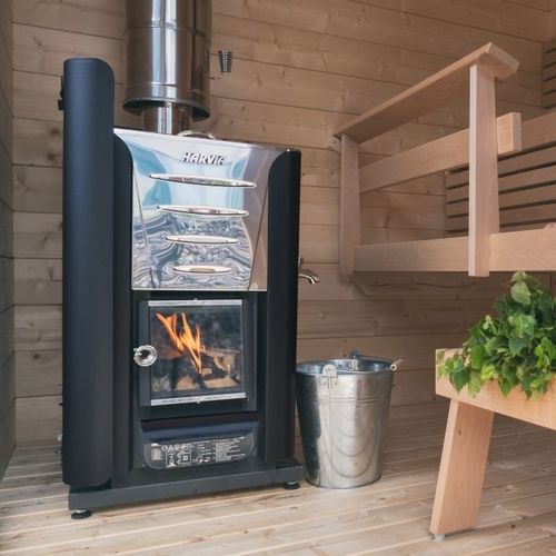 Poêle de sauna à bois - Pro 20 ES - HARVIA - 20 kW - 50 kW / au sol / en acier