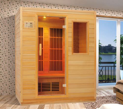 Sauna infrarouge - CLASSICAL : FRB-033LC - Sauna King - résidentiel / en bois
