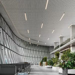 faux plafond en aluminium pr&eacute;laqu&eacute;