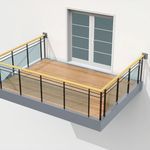 balcon &agrave; panneaux