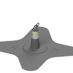 point d'ancrage en acier inoxydable