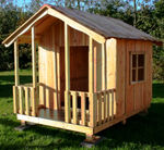 cabane pour enfant pour aire de jeux