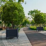 jardini&egrave;re en acier &agrave; rev&ecirc;tement par poudre