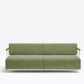 Canap&eacute; contemporain / d&#039;ext&eacute;rieur / vert / en tissu