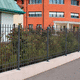 clôture à barreaux / de jardin / pour espaces verts / pour espace public