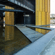 caillebotis en acier électrosoudé / pour passerelle / pour sol d'extérieur / antidérapant