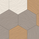 carrelage en bois / brossé / d'intérieur / de sol