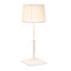 lampe de table / en aluminium / en tissu / classique