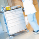 chariot de soins / pour dossiers médicaux / pour hôpital / de transport