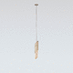suspension / en métal / en verre / contemporaine