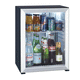 minibar à portes françaises / vitré / avec éclairage intégré / pour hôtel