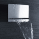 pommeau de douche mural / rectangulaire / cascade
