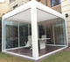 pergola adossée / autoportée / en métal / à lames orientables