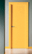 porte d'intérieur / en PVC / battante / pleine