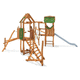 structure de jeu pour aire de jeux / en acier inoxydable / en robinier / en HPL