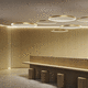 luminaire DALI / suspendu / à LED / rond