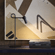 lampe de table / en métal / contemporaine / d'intérieur
