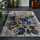 tapis contemporain / à fleurs / en laine / en viscose