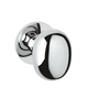 bouton de porte classique / en laiton / satiné