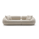 canapé modulable / design original / en tissu / en cuir