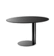 table contemporaine / en métal / ronde