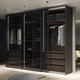 armoire modulable / contemporaine / en bois / à portes coulissantes