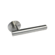 poignée pour porte / en inox / contemporaine / aspect satiné