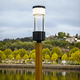 lampadaire urbain / contemporain / en acier inoxydable / en PMMA