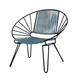 fauteuil contemporain / en lin / en cuir / en PVC