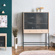 vaisselier contemporain / en chêne / MDF / en placage de bois