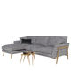 canapé modulable / contemporain / en tissu / à coussins