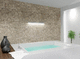parement en ardoise / intérieur