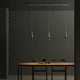 suspension / en aluminium / contemporaine / sans fil