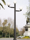 lampadaire urbain / contemporain / en fonte / en zinc