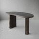 bureau sur pied / contemporain / en placage de bois / en stratifié