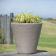 pot de jardin en terracotta / de terre cuite / rond / conique