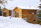 maison en bois massif empilé / écologique / antisismique / contemporaine