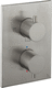 mitigeur de douche / mural / thermostatique / en métal chromé