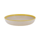 assiette creuse / ronde / en porcelaine / uni