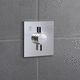 mitigeur de douche / mural / en métal / 1 trou