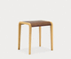 tabouret contemporain / en bois / en bois courbé