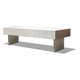 banc public contemporain / en inox / en pierre