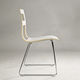 chaise design scandinave / en acier chromé / en chrome / en acier