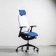 fauteuil de bureau contemporain / en résille / en mousse de polyuréthane / en métal