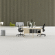 bureau de direction / sur pied / individuel / design scandinave