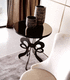 table d'appoint classique / en bois / en verre / en fer