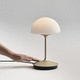 lampe de table / en verre soufflé / contemporaine / droit